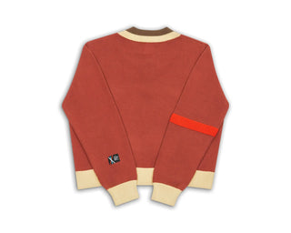 Crimson American Prep Timeless V-Neck Sweater (Made To Order) - Arius Juan