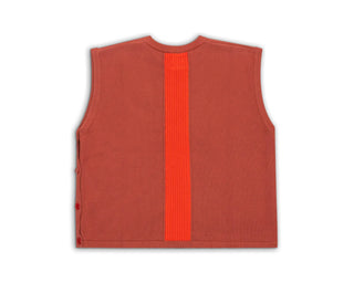 Crimson American Prep Sleeveless Sweater (Made To Order) - Arius Juan