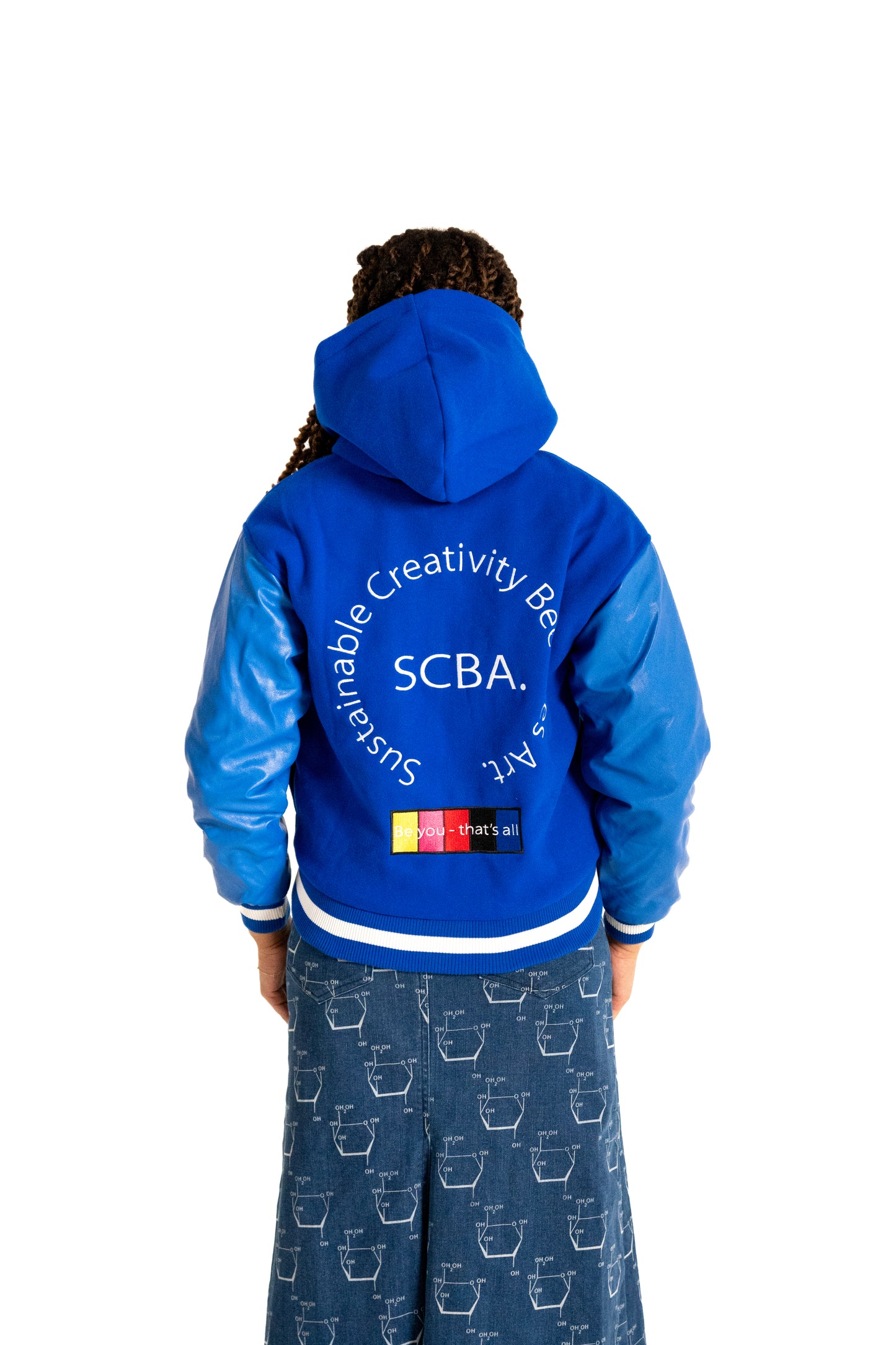 SCBA x Arius Juan Cropped Slim Fit Bomber Jacket (Pre-Made)
