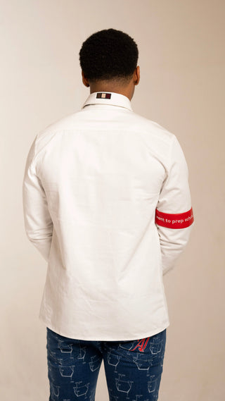 White American Prep Button Up Shirt (Made To Order) - Arius Juan